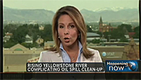 Alicia Acuna Rising Yellowstone River Complicates Oil Spill Clean Up
